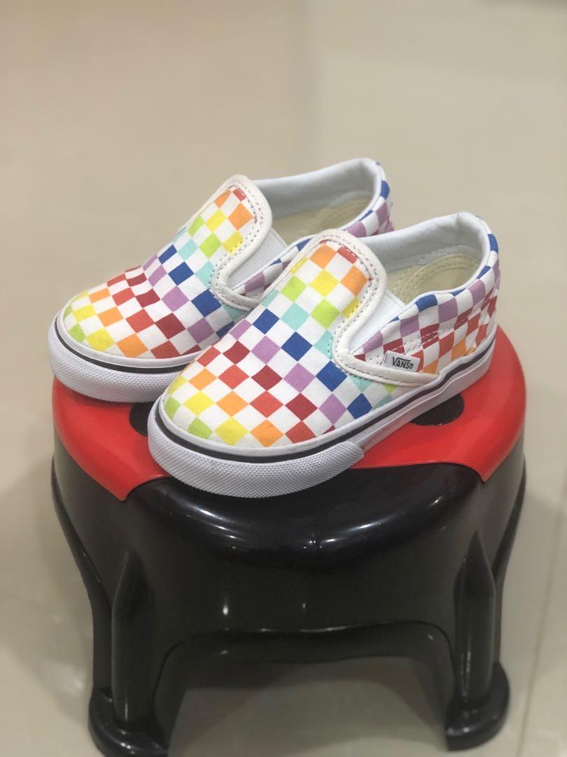 rainbow vans for kids