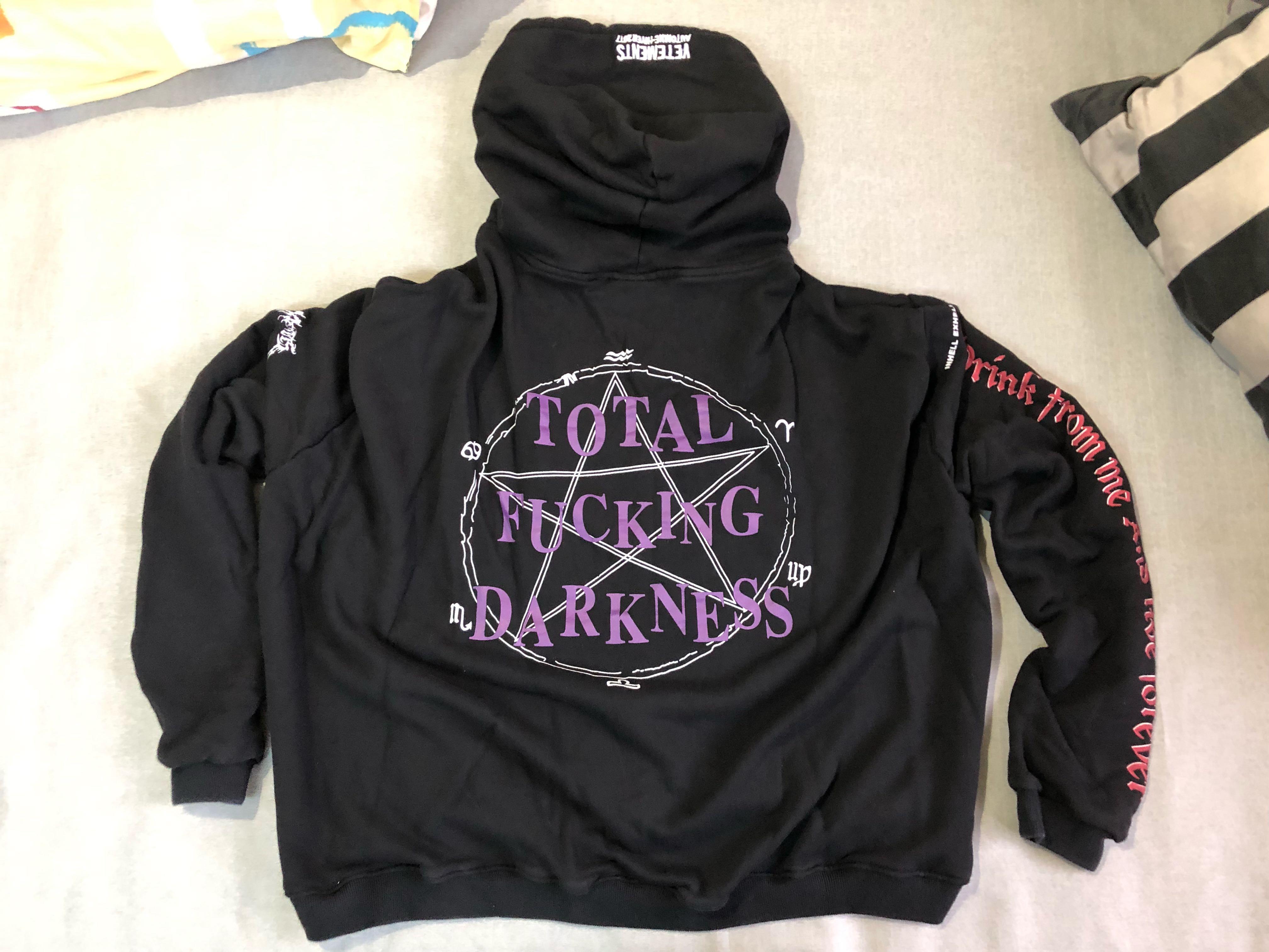 VETEMENTS oversized hoodie (Category: Hoodies) located in Makati City. Submitted by february28julz (Listing ID 253970453, Image 2). Description: in excellent condition, vetements oversized hoodie.. Please remember that most of the items that posted/sell have been previously owned. Unless otherwise stated, they may not be in absolutely flawless condition. i include very detailed pictures and give accurate written descriptions... so check them care