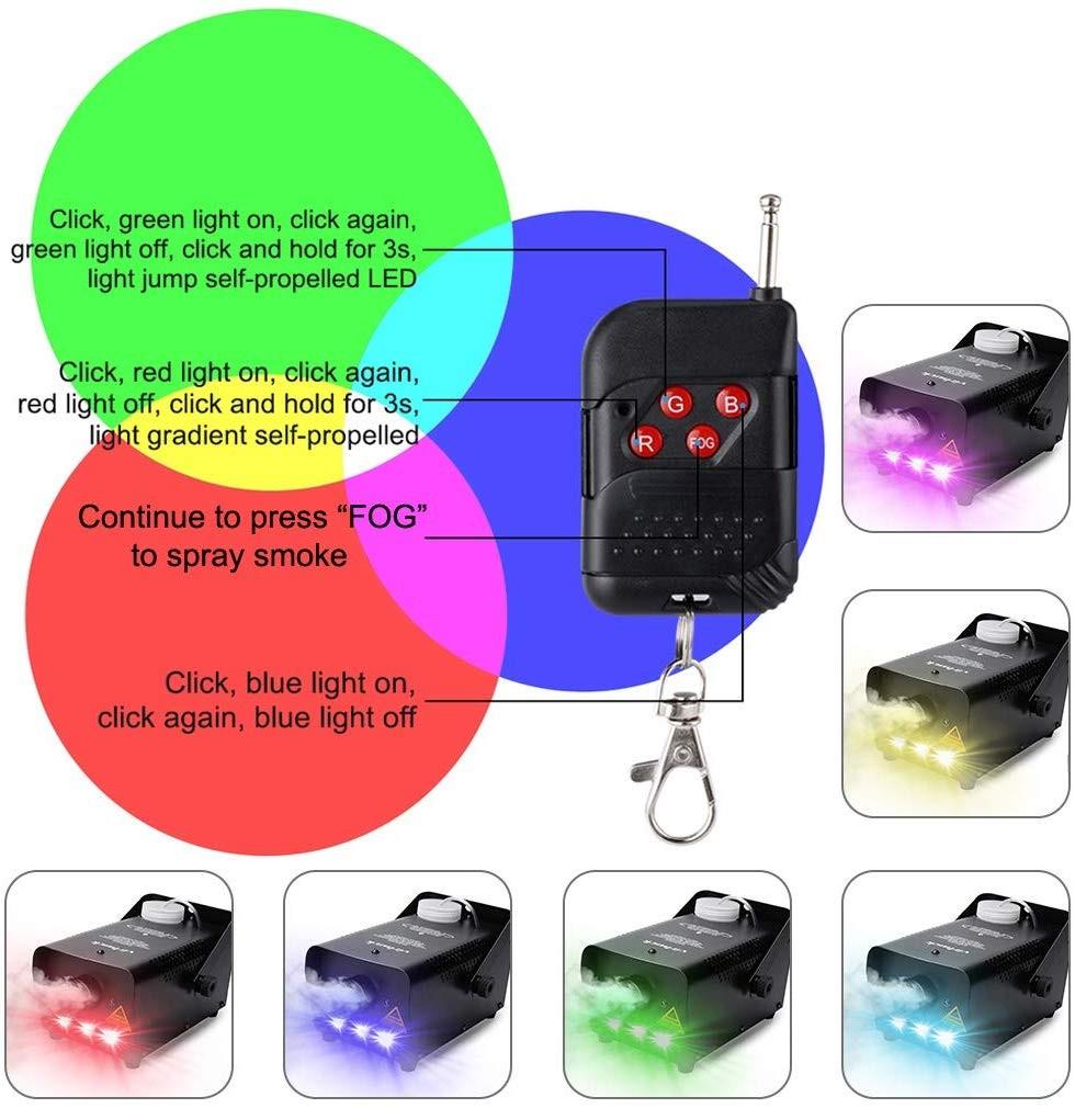 VIRHUCK 500W RC FOG MACHINE WITH WIRELESS REMOTE CONTROL, TV & Home Appliances, TV