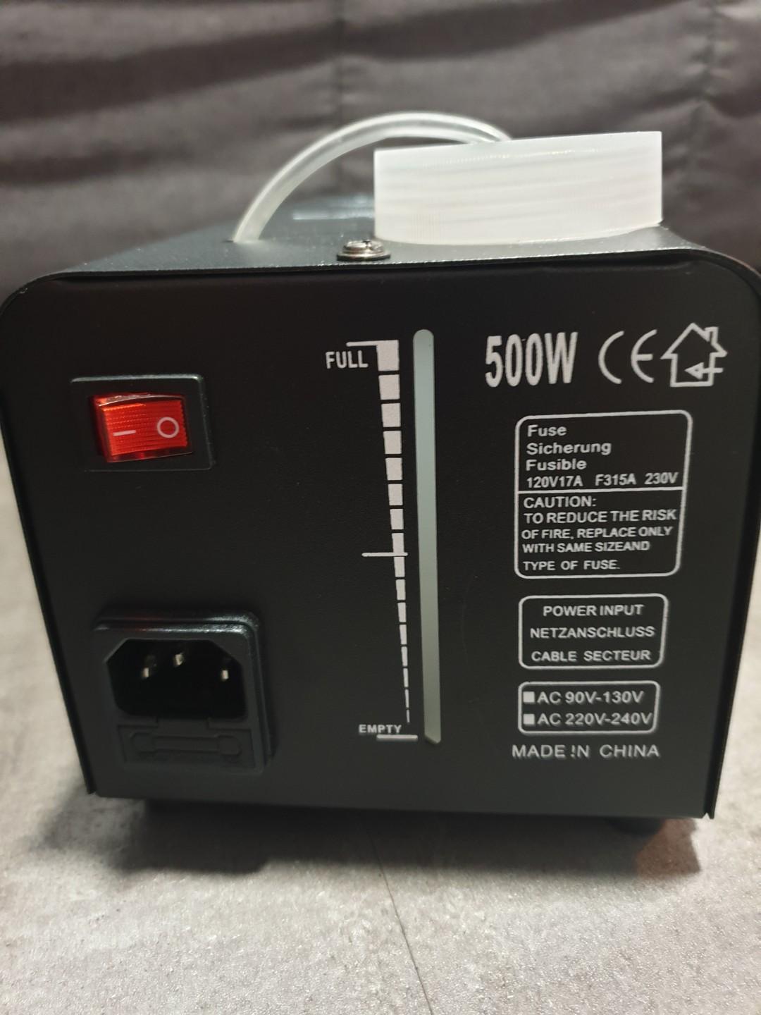 VIRHUCK 500W RC FOG MACHINE WITH WIRELESS REMOTE CONTROL, TV & Home Appliances, TV