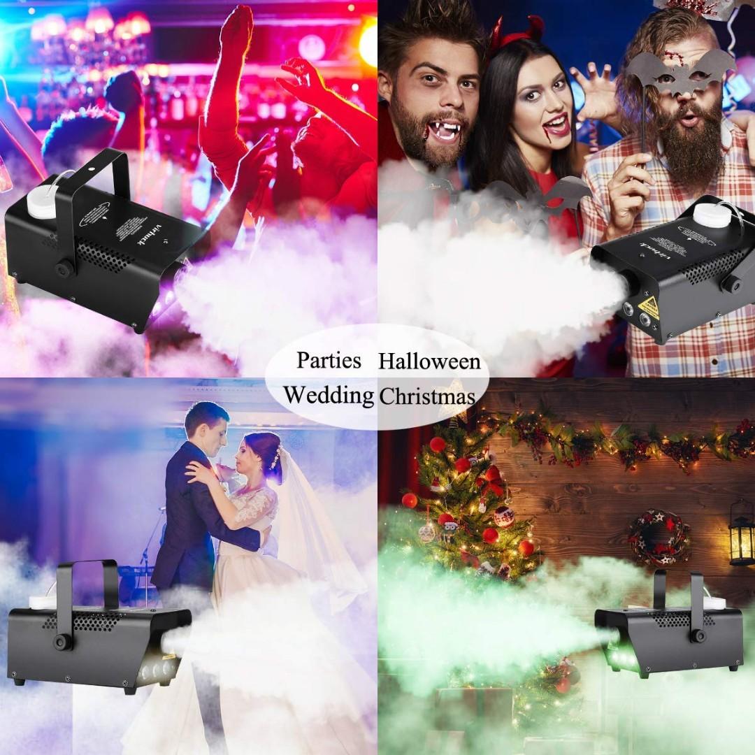 VIRHUCK 500W RC FOG MACHINE WITH WIRELESS REMOTE CONTROL, TV & Home Appliances, TV
