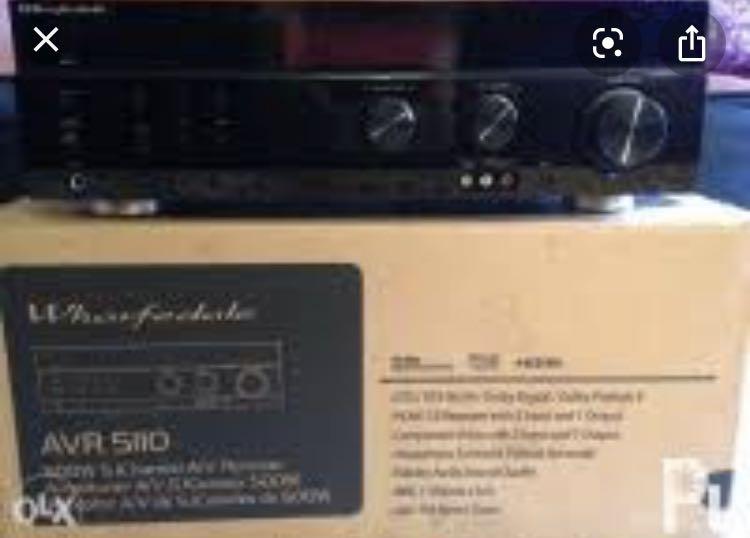 wharfedale avr 5110 (Category: Soundbars, Speakers & Amplifiers) located in Antipolo. Submitted by cebb888 (Listing ID 235904116, Image 1). Description: 500W 5.1 Channel A/V Receiver Amplituner A/V 5.1Canaux 500W AM/FM Stereo Tuner RMS 110Watts x 5ch Fidelity Audio Sound Quality Headphone Surround / Virtual Surround Component Video with 2 input and 1 output/ HDMI DTS / DTS96/24/Dolby Digital/ Dolby Prologic II Interested my call or text 091781291