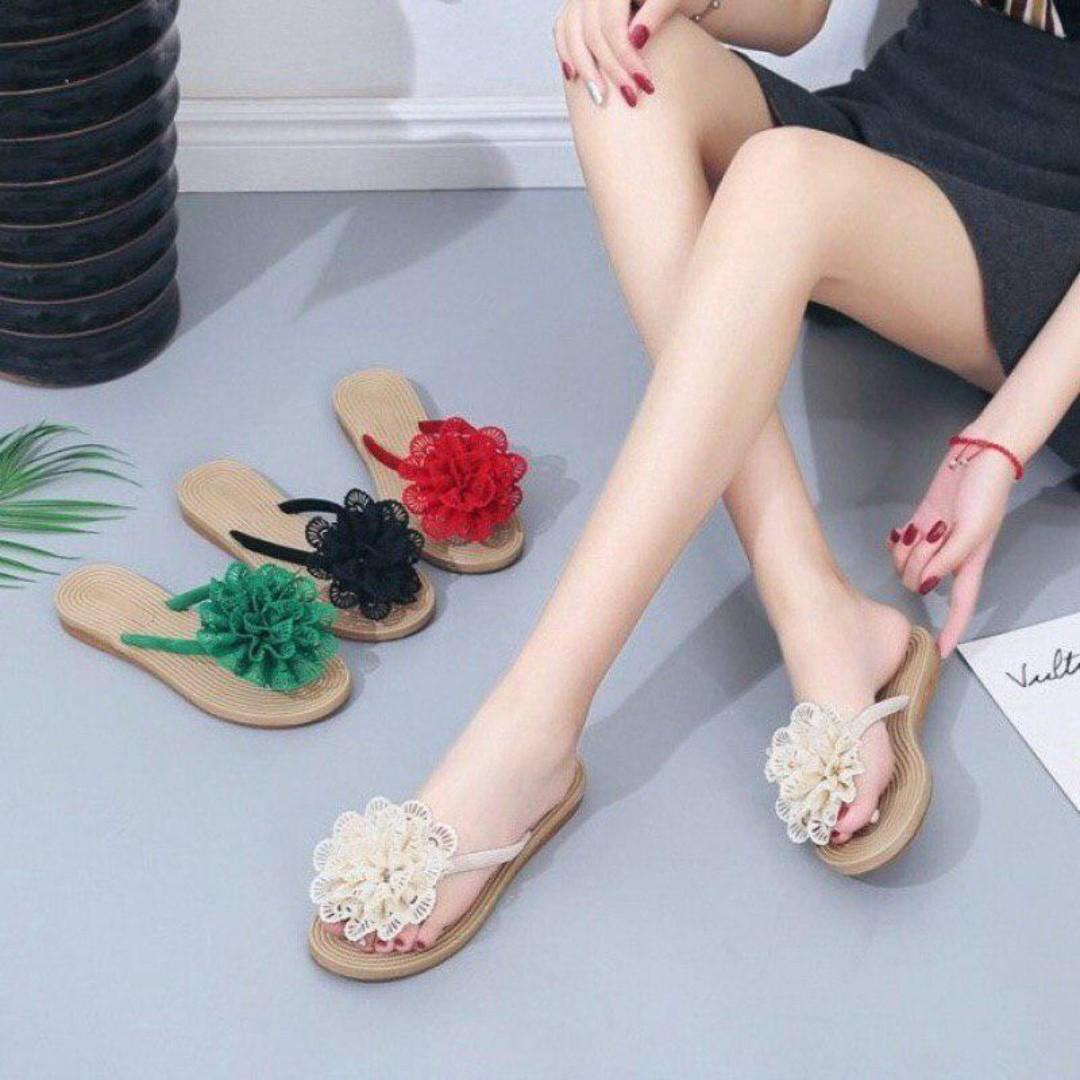 White beach slippers on sale