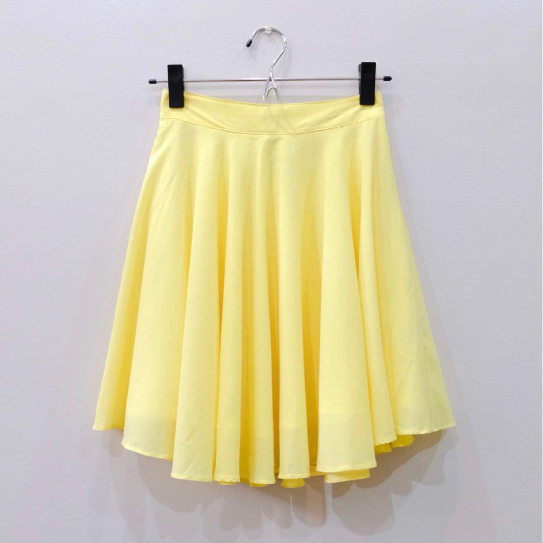 Yellow skater skirt Clearance