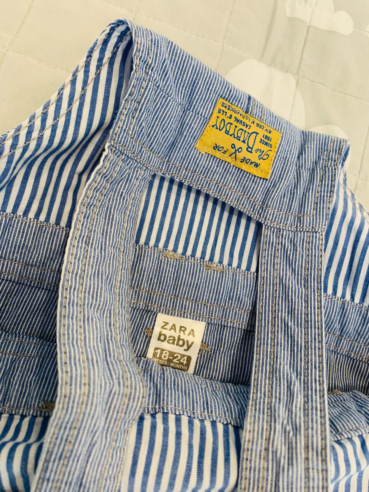 zara baby boy overalls
