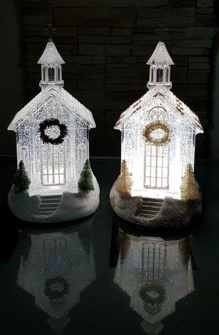 Snow Glitter Glass House