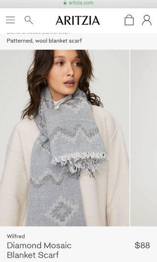 Aritzia Mosaic Blanket scarf