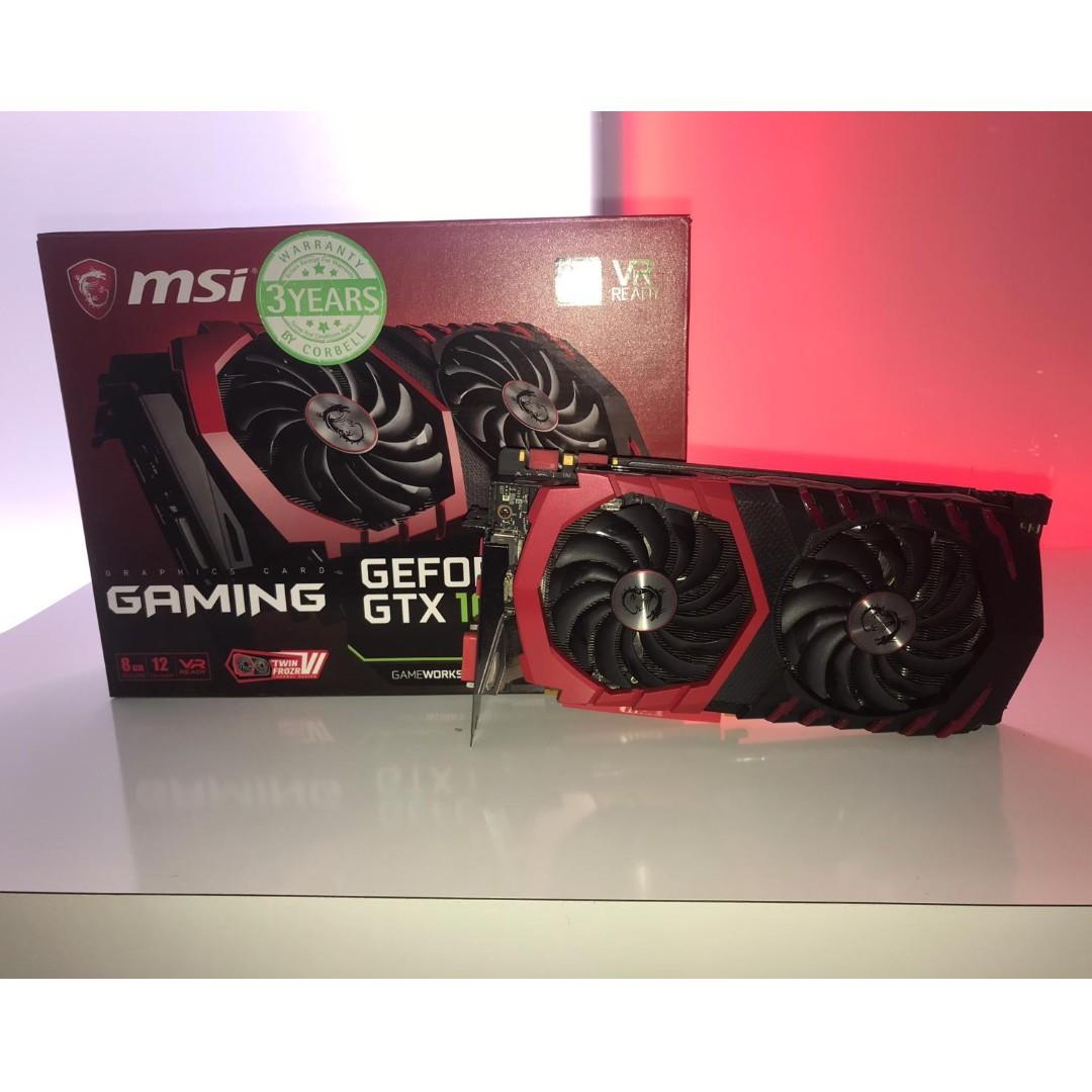 12 12 Promo Msi Nvidia Geforce Gtx 1070 Ti Gaming X 8g Electronics Computer Parts Accessories On Carousell