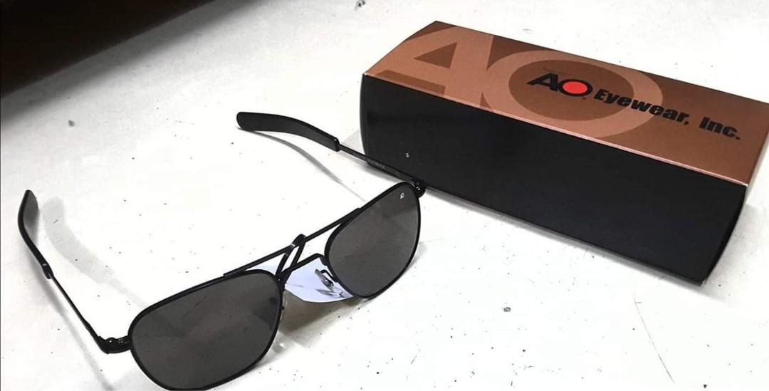 Charcoal Black 52 Mm Ao American Optical Original Pilots Sunglasses Men S Fashion Accessories Eyewear Sunglasses On Carousell