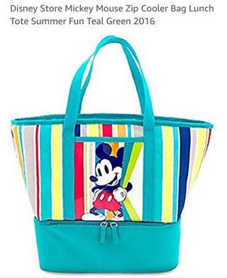 Insulated Tote Bag Camping Mickey Mouse