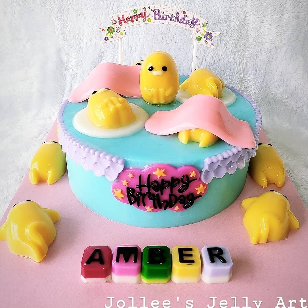 Wallpaper 7 Inch Gudetama Jelly Cake Food Drinks Baked Goods On Carousell Desktop Wallpaper Free