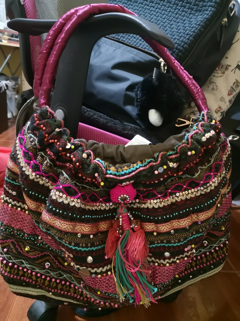 accessorize pink bag
