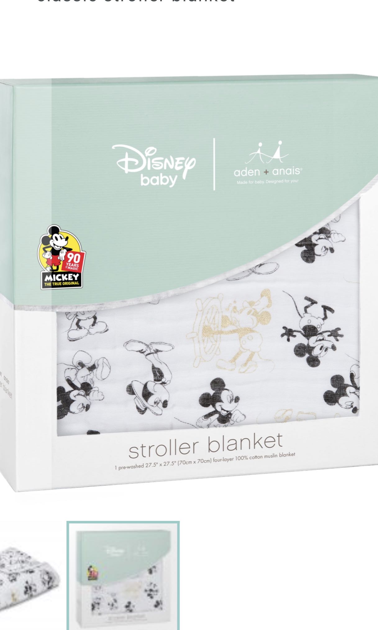 Aden and anais mickey blanket online