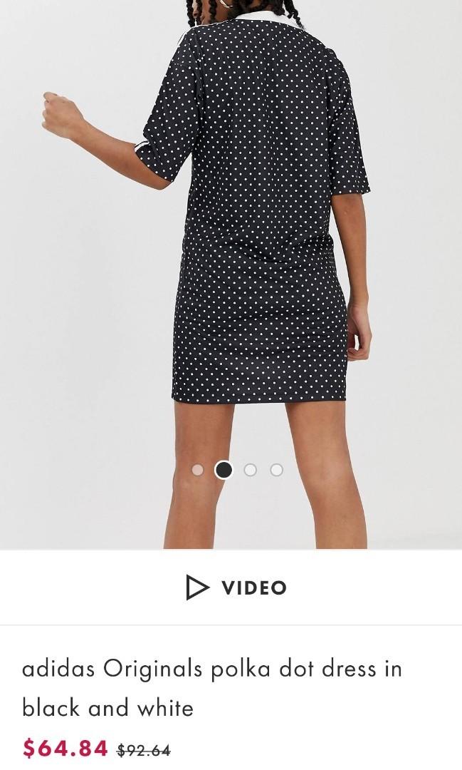adidas polka dot dress