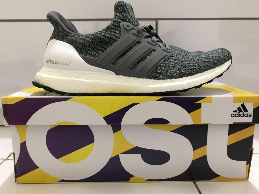 Adidas Ultraboost 4.0 Grey Four BNIBWT 41 1/3 ORIGINAL 100%, Fesyen Pria,  Sepatu , Sneakers di Carousell