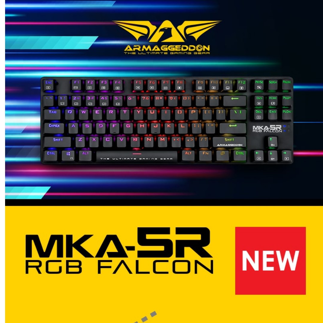 Armaggeddon MKA5R Falcon Mechanical Gaming Keyboard With RGB Light
