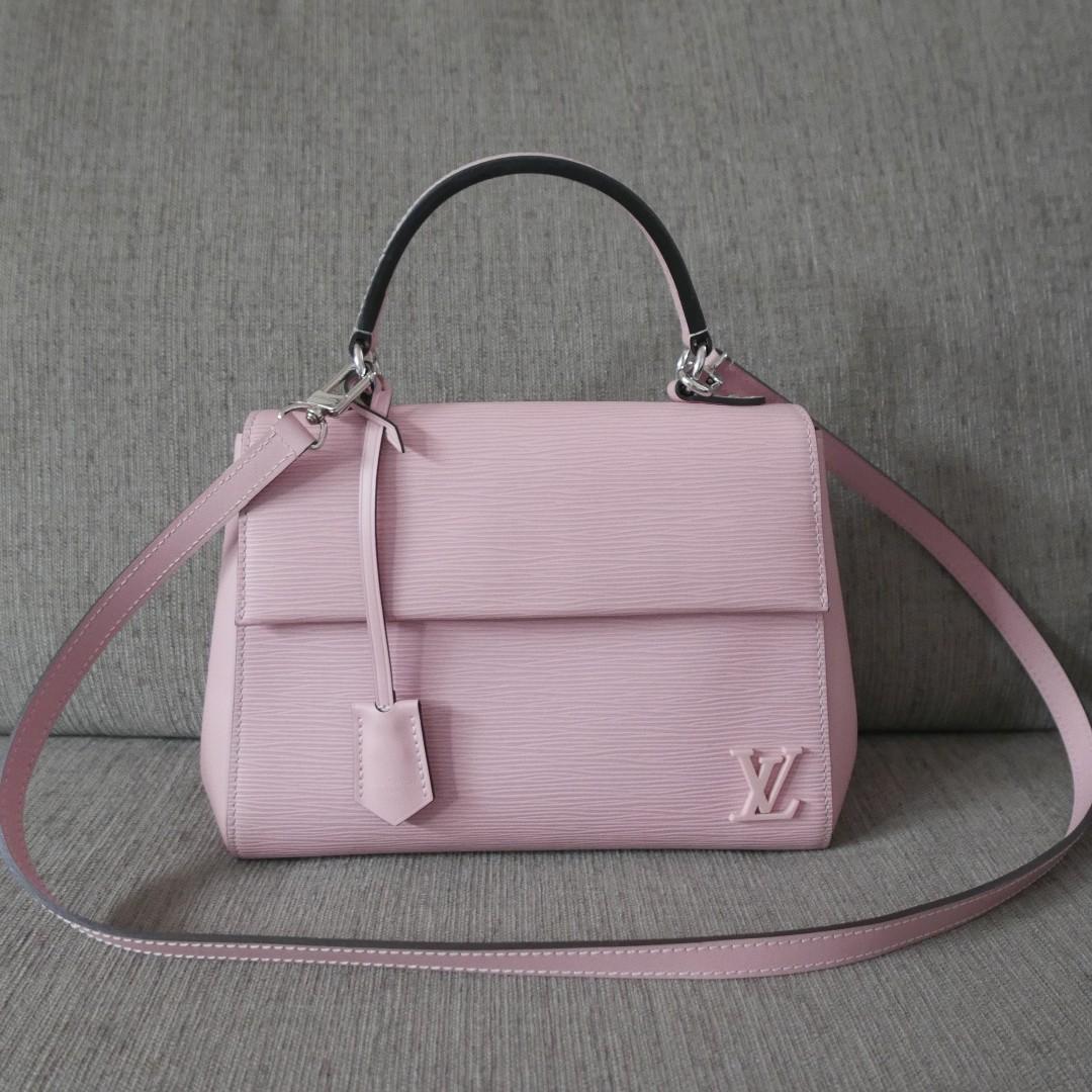 LV Bag Cluny MM epi in Rose, Luxury, Bags & Wallets on Carousell