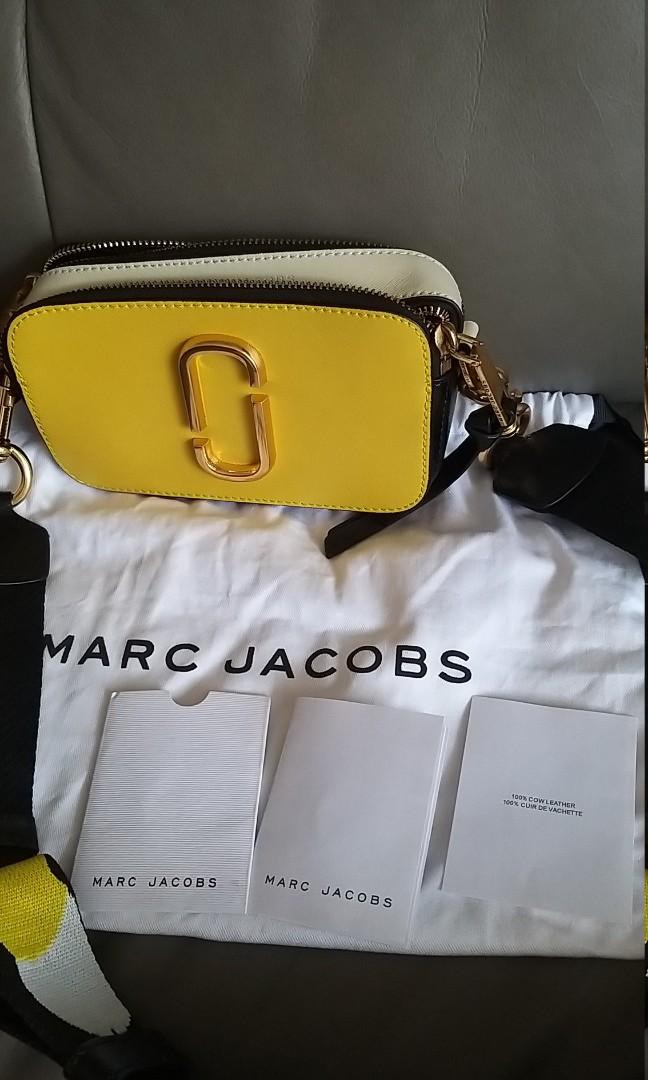 marc jacobs snapshot bag yellow