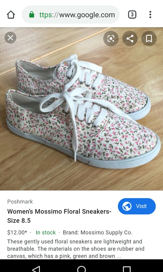 Mossimo floral shoes deals