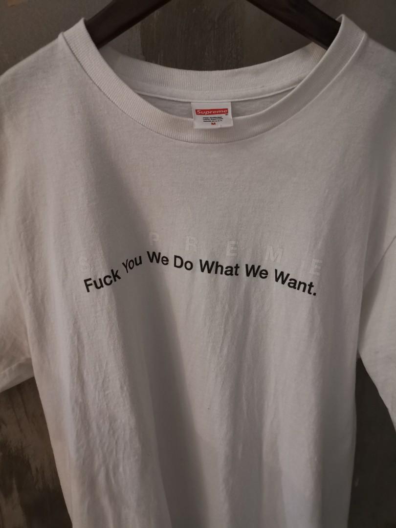 Authentic Supreme T Shirt Men S Fashion Clothes Tops On Carousell