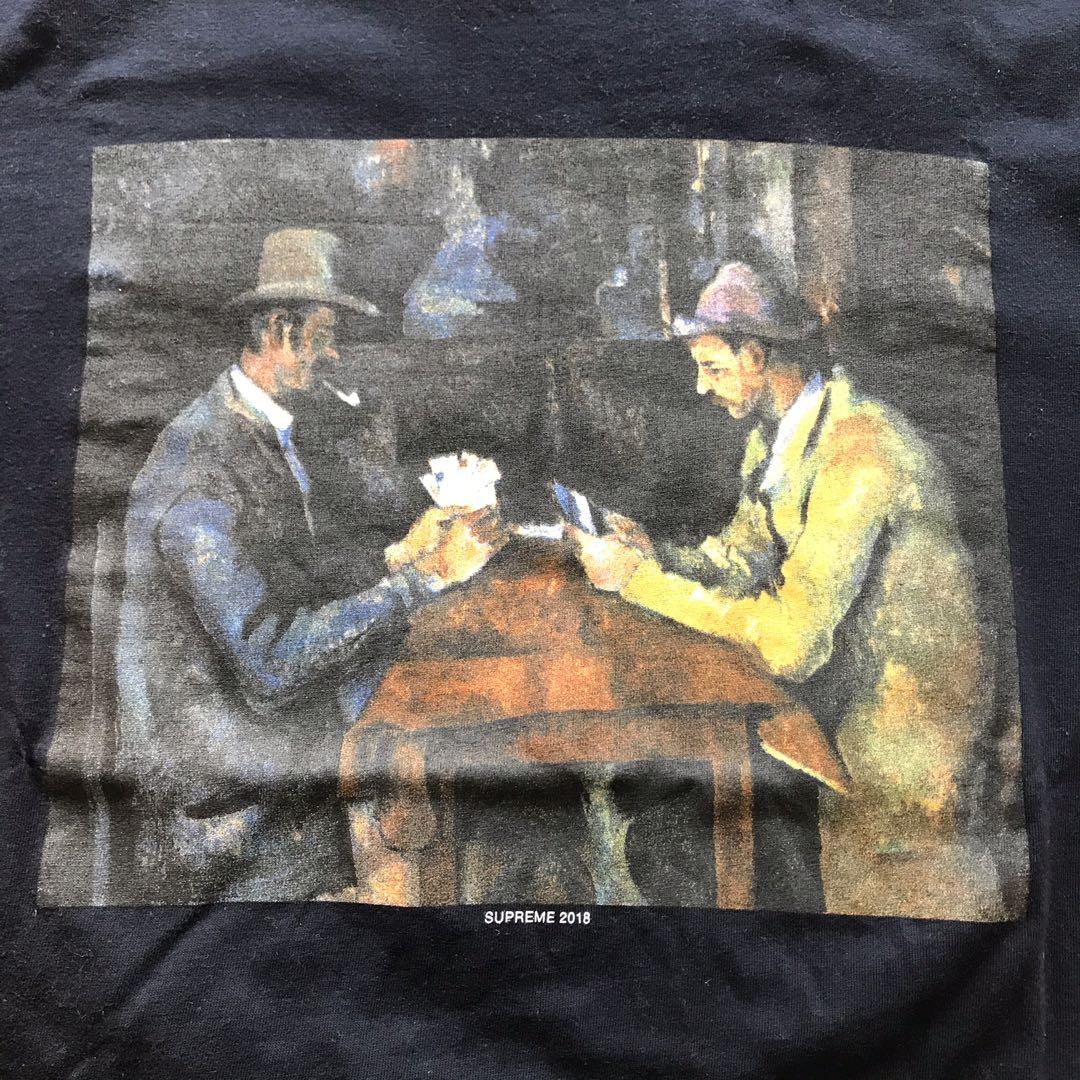 black supreme cards tee Men s Fashion Tops Sets Tshirts