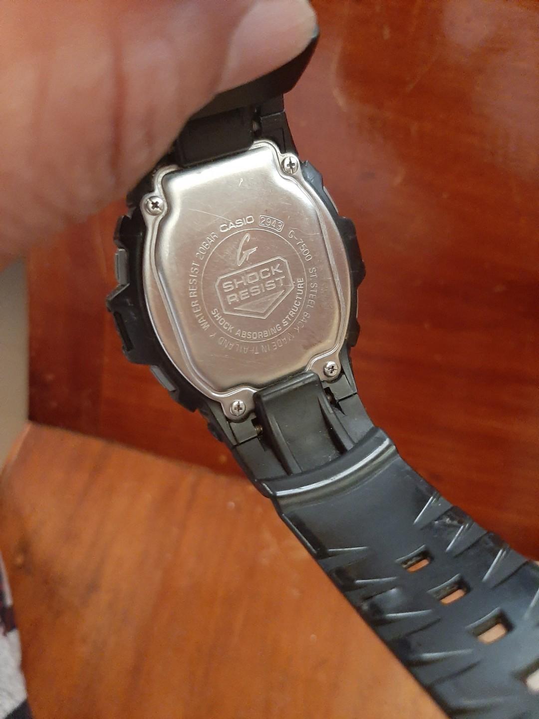 Casio G-Shock G7500-1V Men's, Men's Fashion, Watches & Accessories 