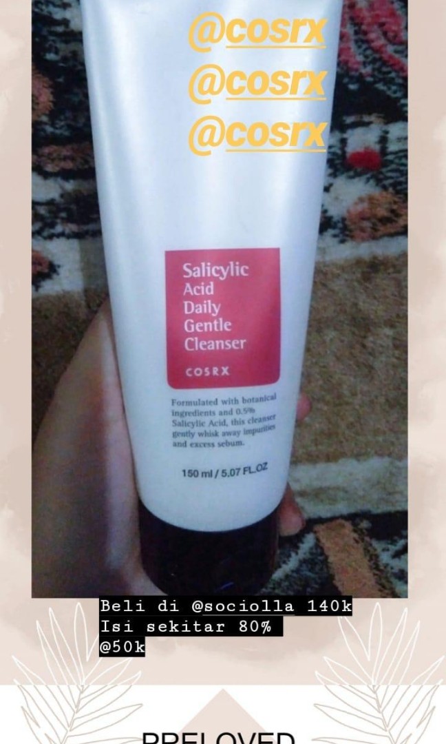 COSRX, Kesehatan & Kecantikan, Kulit, Sabun & Tubuh di Carousell