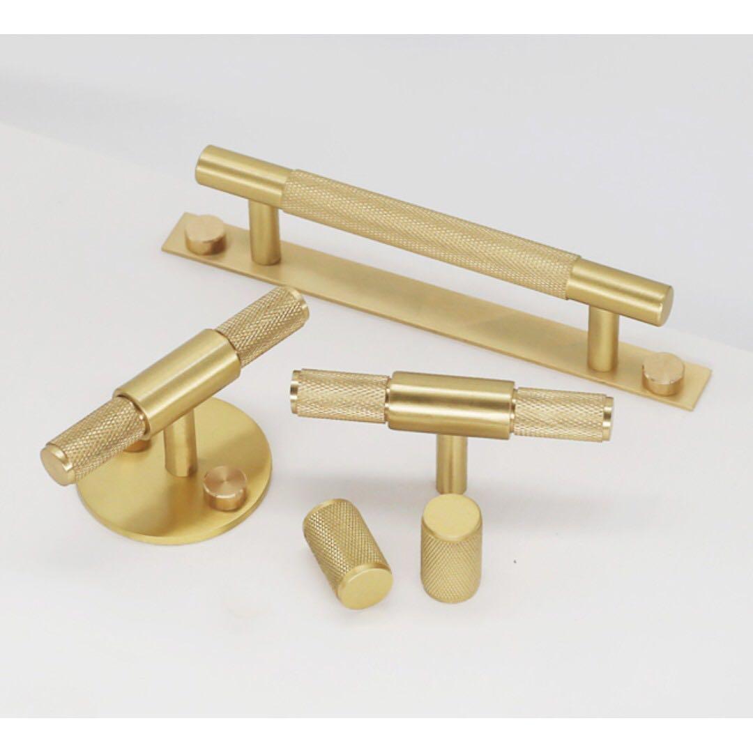 Edgey Brass Cabinet Knobs Handles Furniture Shelves Drawers On Carousell