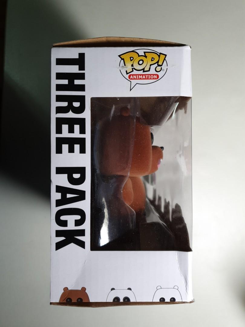 we bare bears funko pop flocked