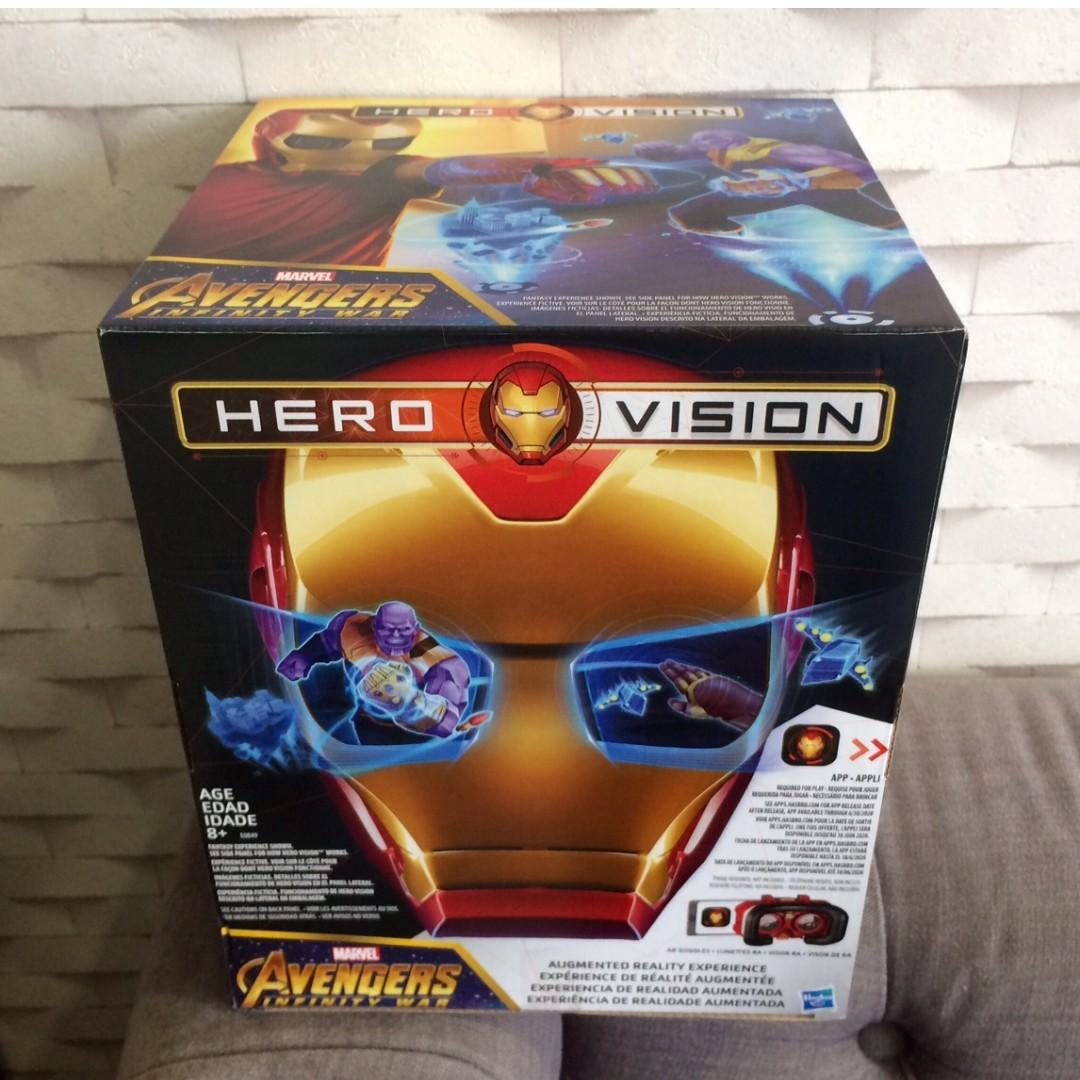 avengers marvel infinity war hero vision iron man ar experience figure
