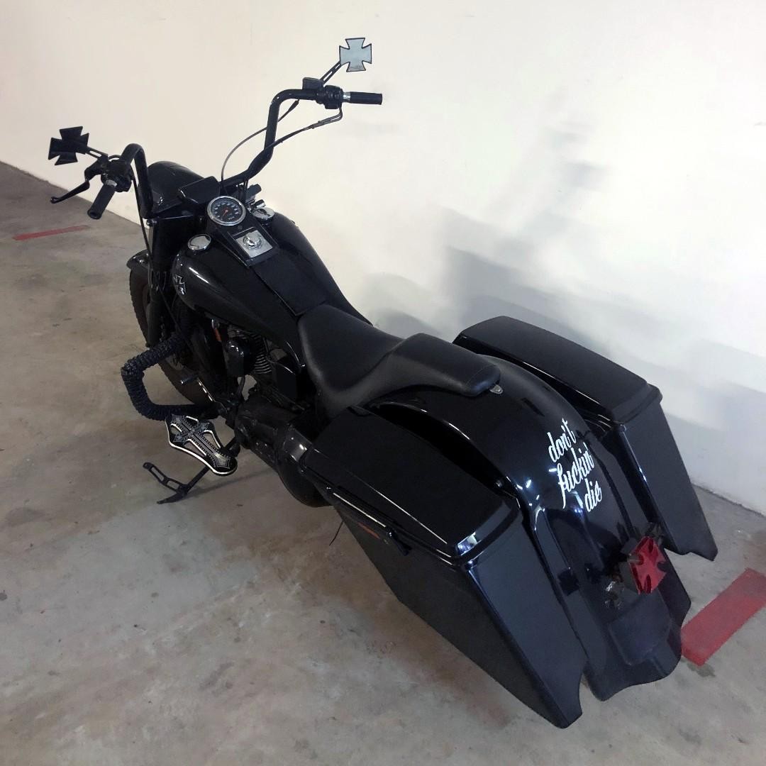 Harley davidson softail bagger outlet
