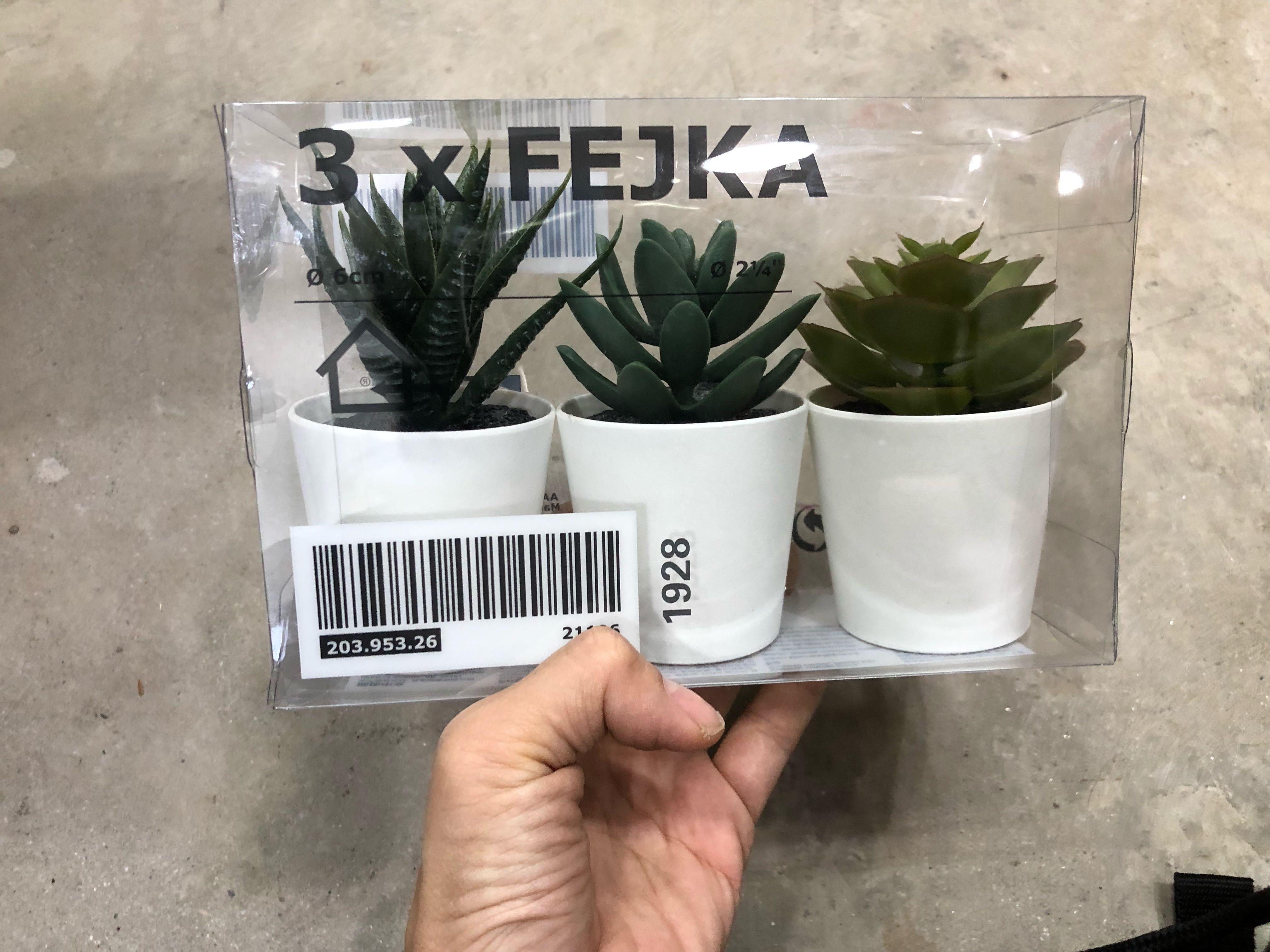Ikea artificial plants, Furniture & Home Living, Home Decor, Artificial