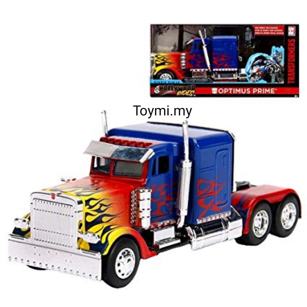 Jada 1 32 Transformers Movie Optimus Prime Truck Toys Games Diecast Toy Vehicles On Carousell