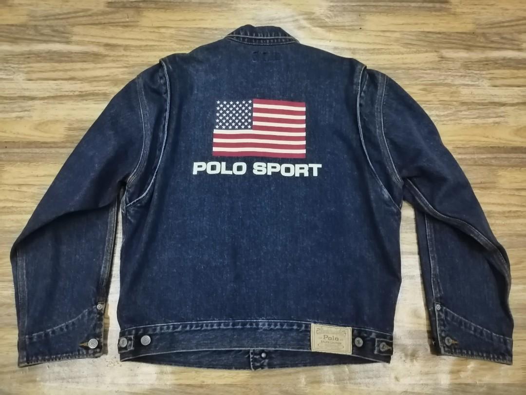 Polo sport denim jacket cheap