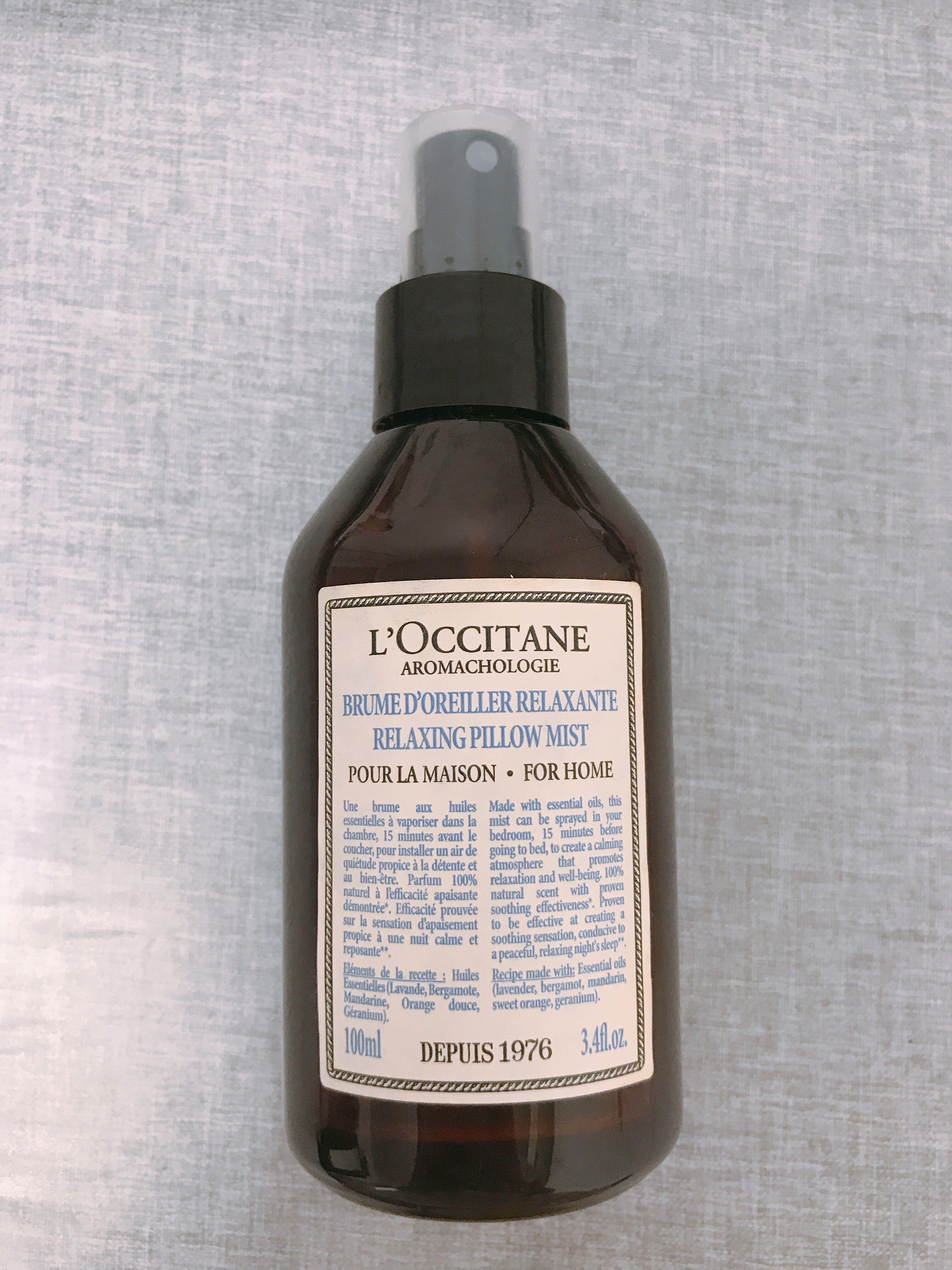 L'OccitaneAromachologie Relaxing Pillow Mist 100ml, Beauty & Personal
