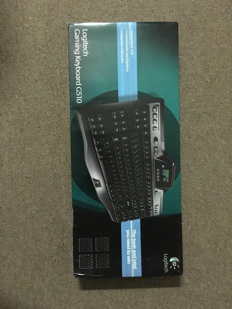 Logitech G510 Gaming Keyboard, Computers Tech, Parts & Accessories, Computer Keyboard on Carousell