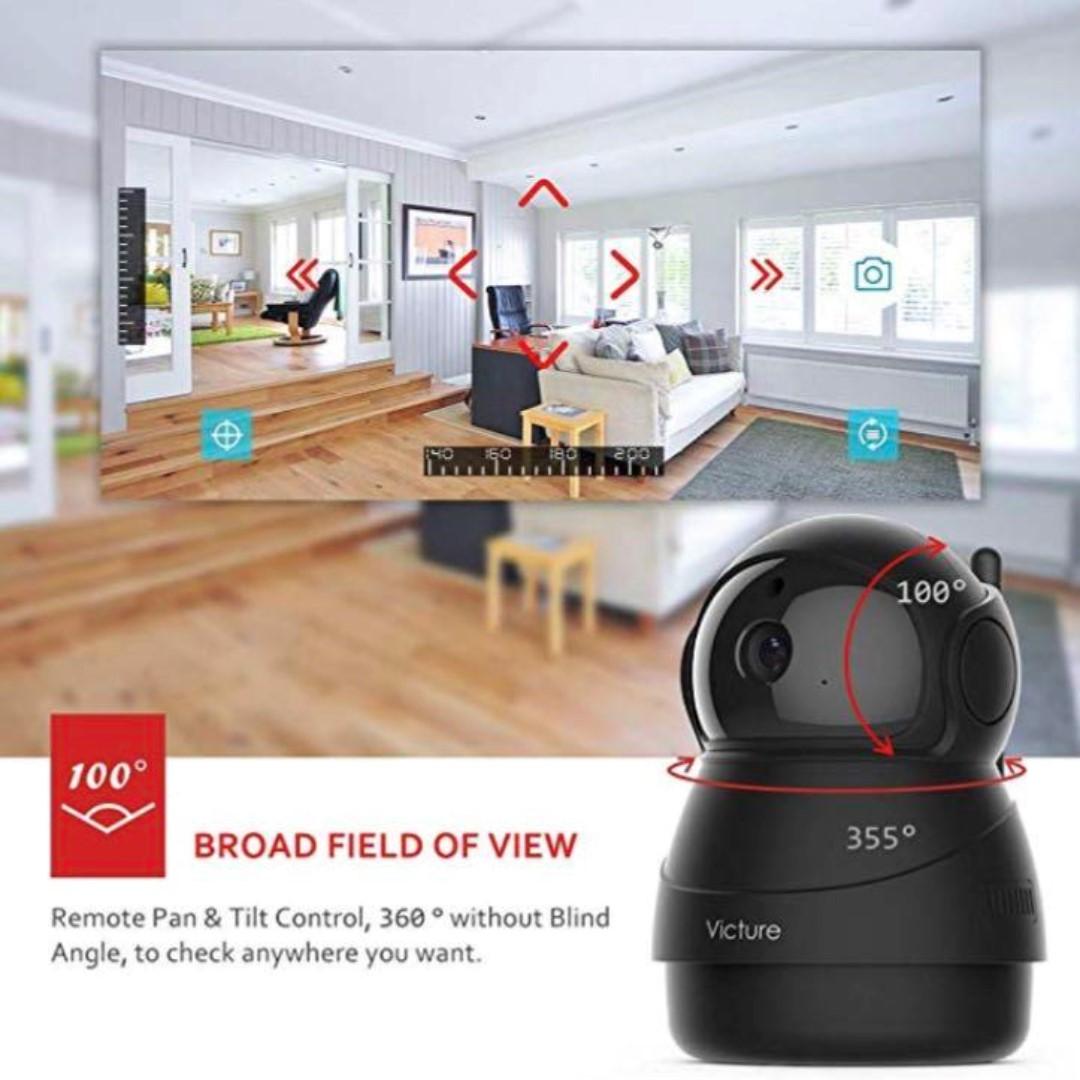 (M337) Victure 1080P FHD WiFi IP Camera Indoor Wireless ...
