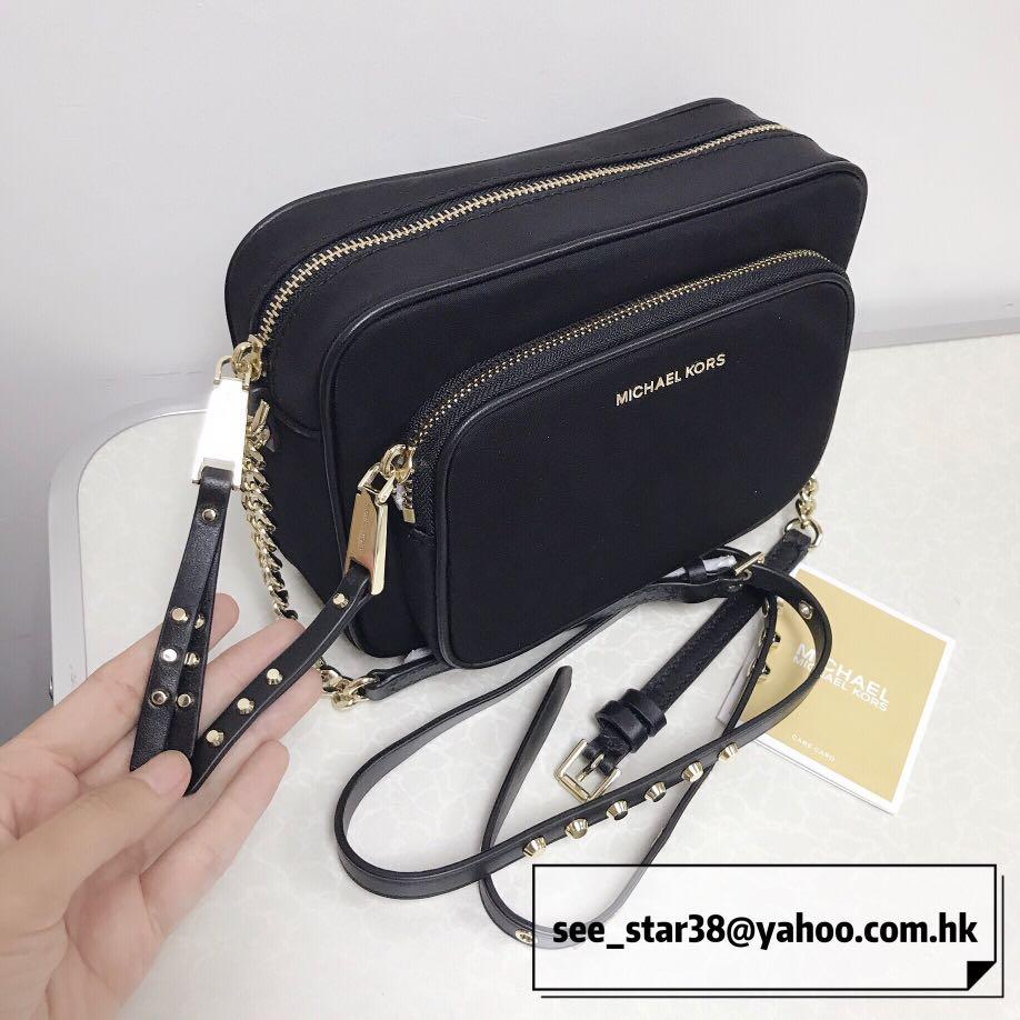Michael kors leila nylon camera bag outlet