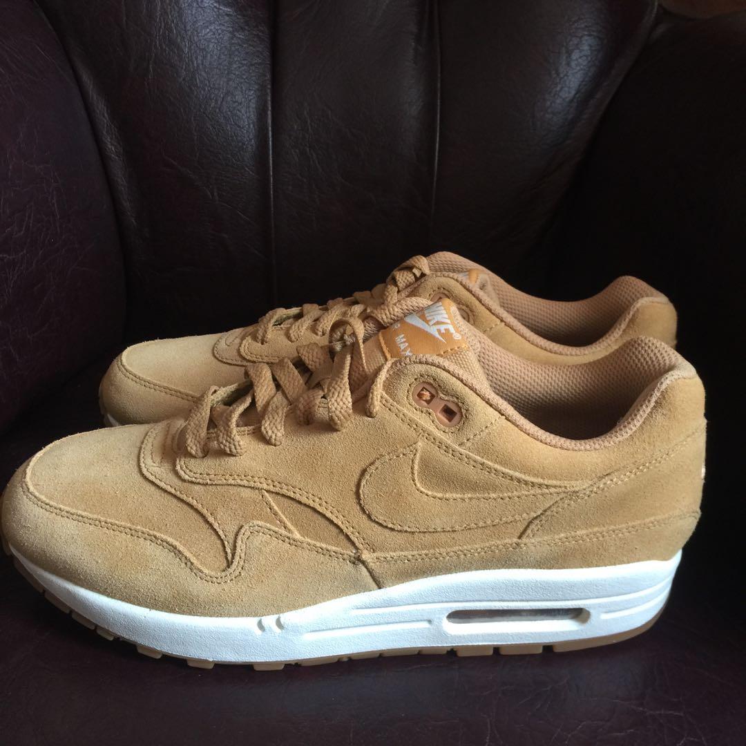 Nike air max 1 premium flax Men s Fashion Footwear Sneakers on