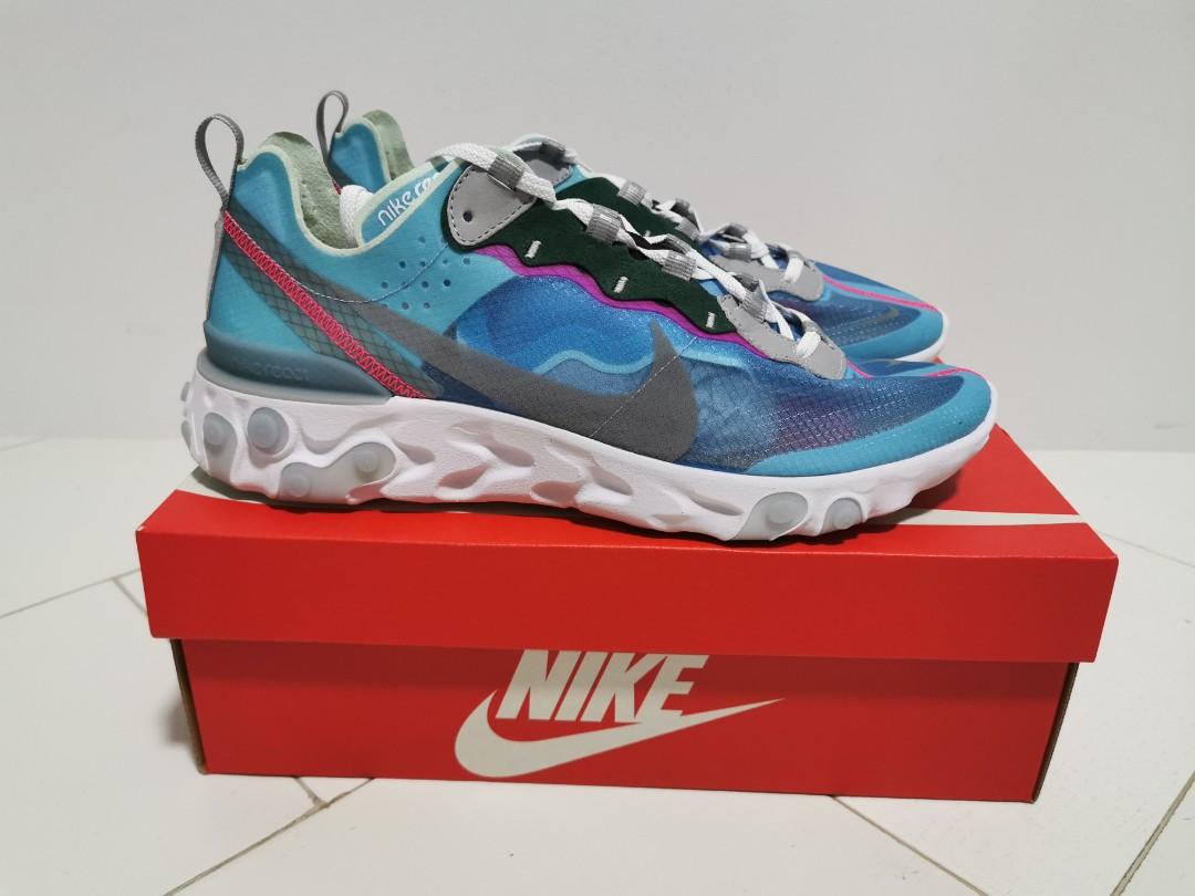 React element 87 blue tint top
