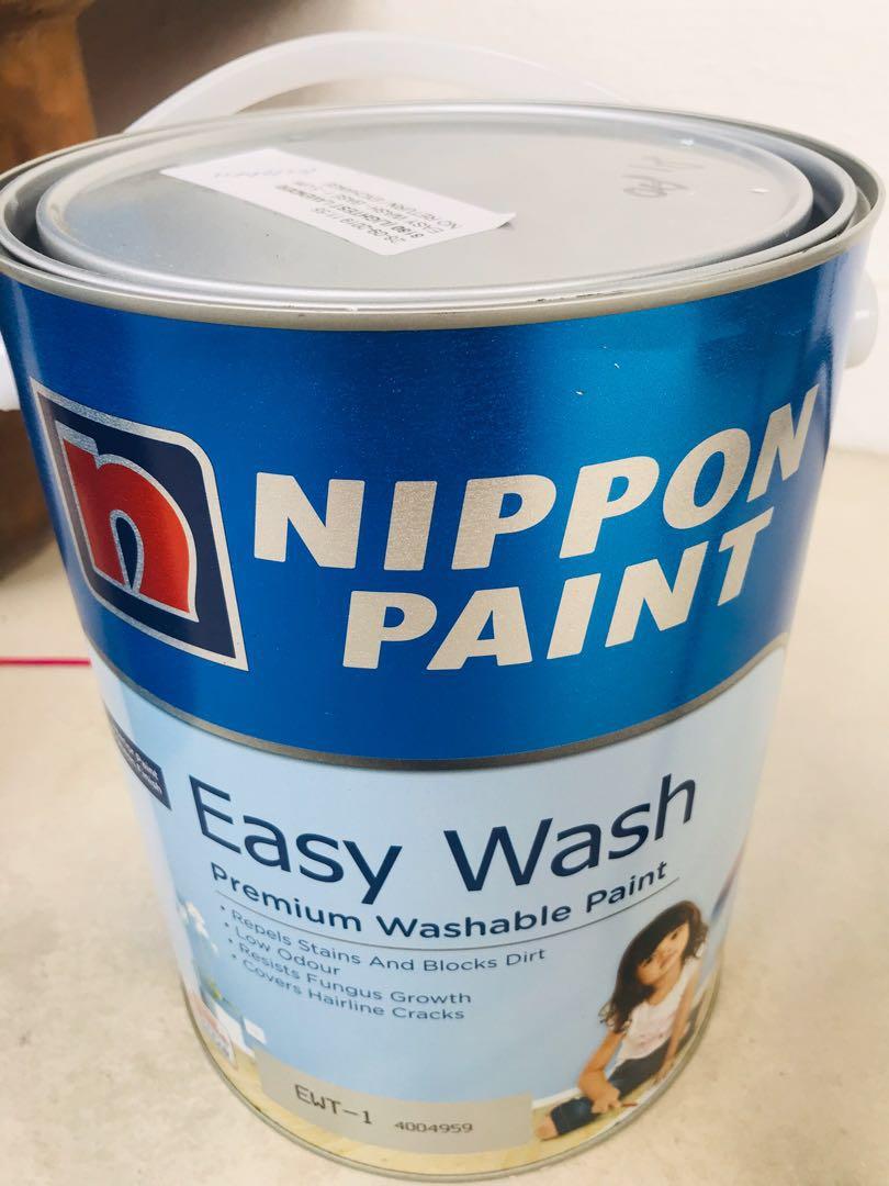 Nippon Paint Easy Wash Paint ( shown in picture), Everything Else on
