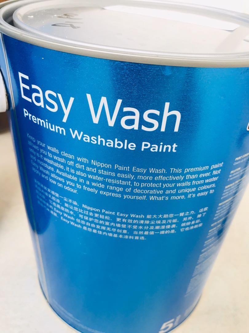 Nippon Paint Easy Wash Paint ( shown in picture), Everything Else on