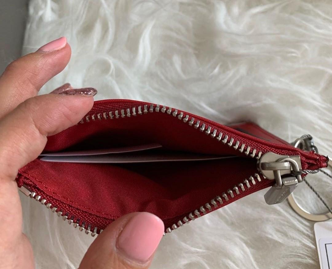 Original charles & keith card holder and keychain, Fesyen Wanita, Tas