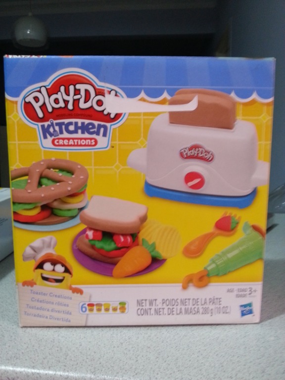 play doh kitchen creations toaster