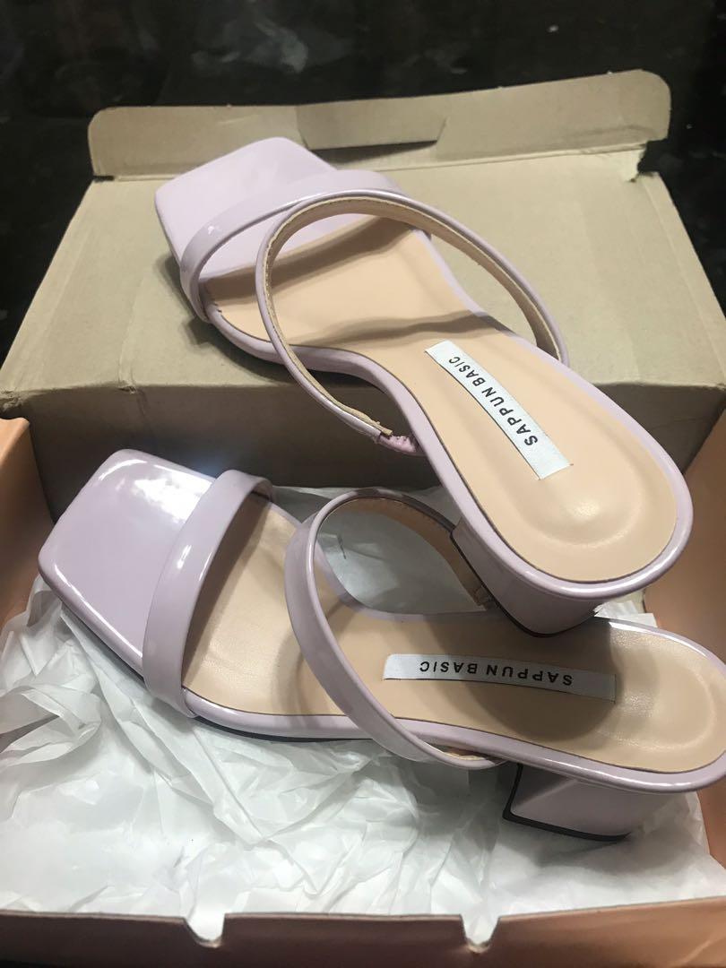 double strap mule sandals