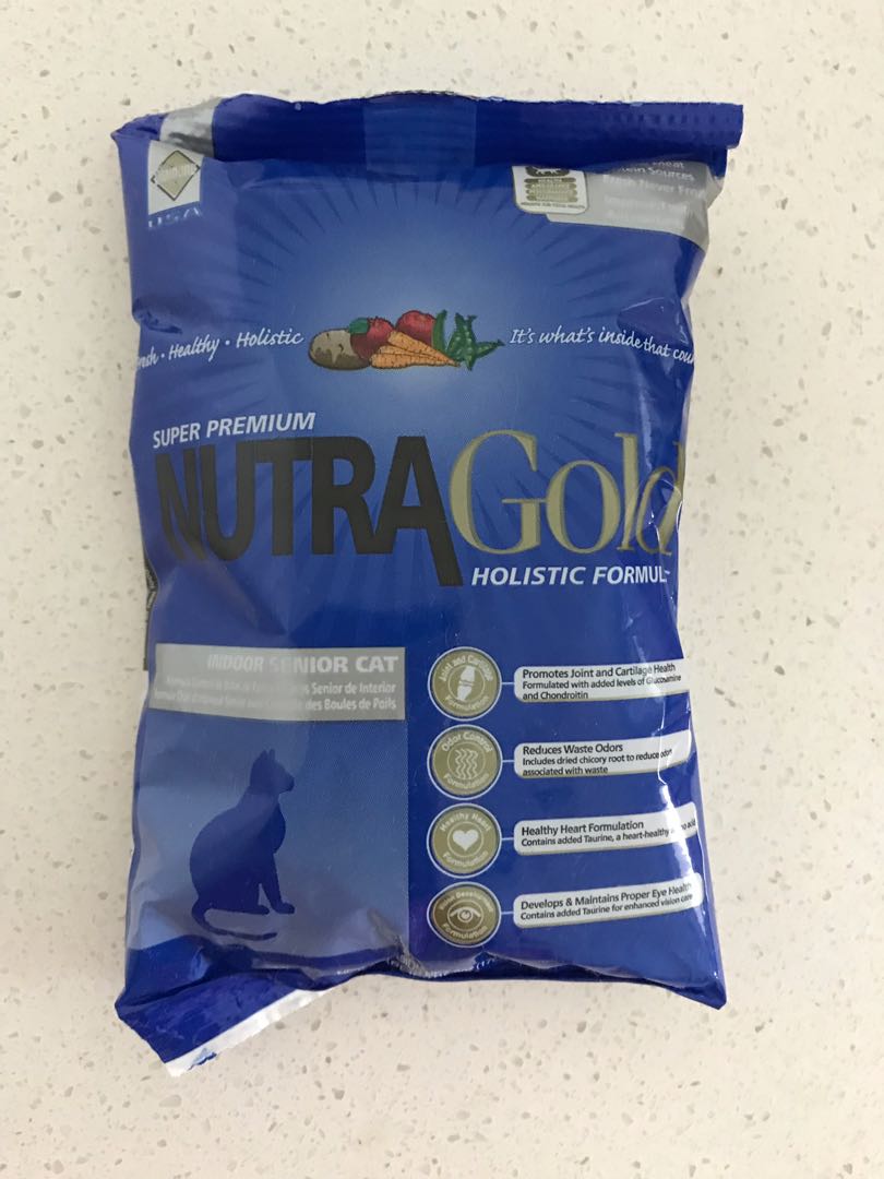 [SAMPLE] NutraGold Holistic Indoor Senior Dry Cat Food, Pet Supplies