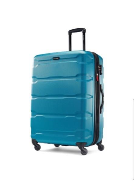 burnt orange suitcase