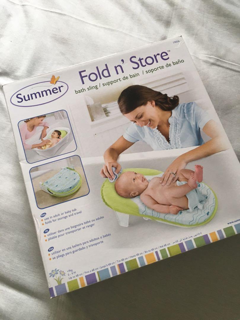 fold n store bath sling