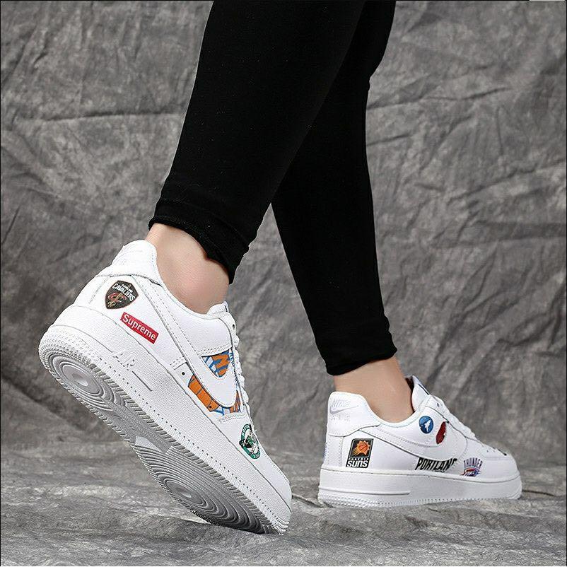 SUPREME NIKE AIR FORCE 1 MILD X SUPREME NBA NEW BASKETBALL