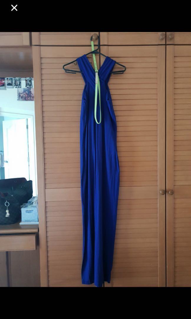 ted baker blue maxi dress